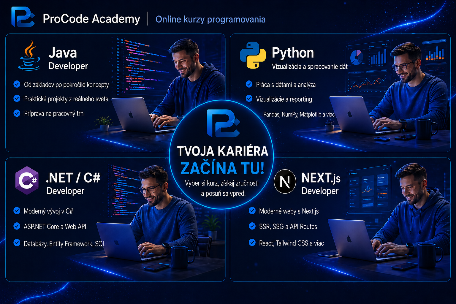 Online kurzy programovania ProCode Academy